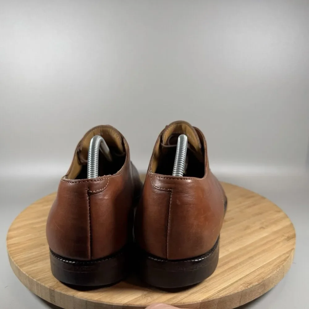 Mens‎ Cole Haan City Split Toe Oxford Brown Leather Lace Up 06026 Size 11.5 D